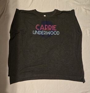 Gray Carrie Underwood Graphic T-Shirt